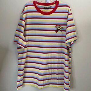 PacMan| XLarge| Unisex| Striped| Cotton| Retro| Y2K